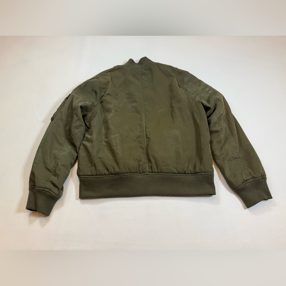 INGNI green padded bomber jacket size women’s medium full zip (bin BB) - Picture 2 of 10